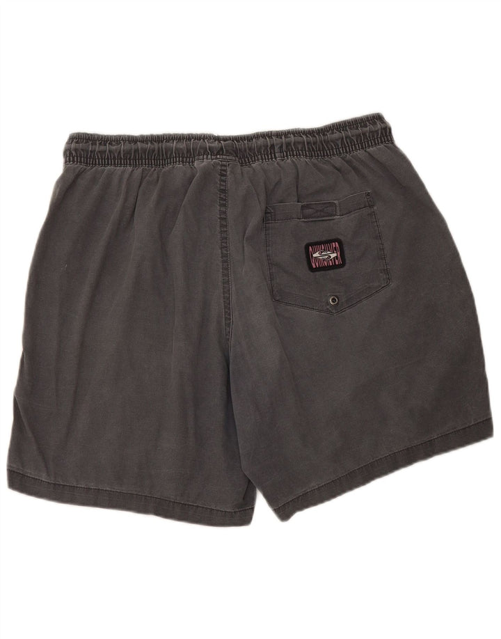 Pantalones cortos chinos Quiksilver para hombre medianos W32 algodón gris
