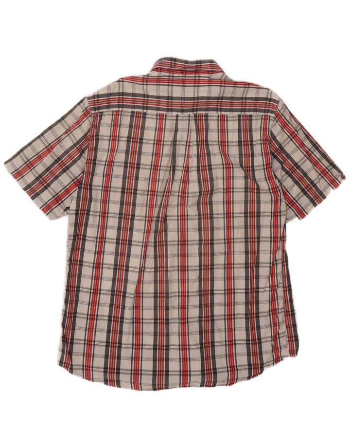 Camisa de manga corta para hombre Invicta 2XL Red Check