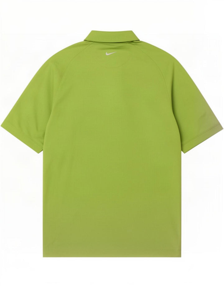 Nike Polo - Hombre - Poliéster color block verde pequeño