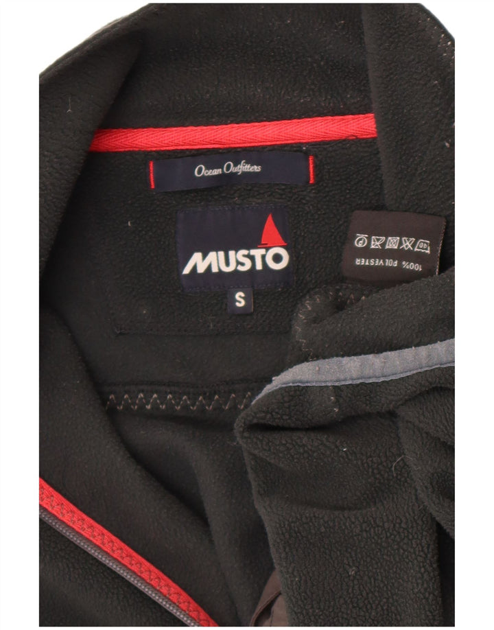 Musto Chaqueta polar para hombre UK 36 Small Poliéster negro