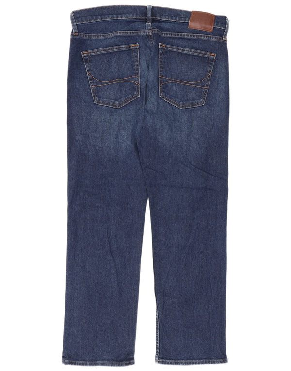 Vaqueros Hollister Hombre Flex Rectos W34 L30 Azul