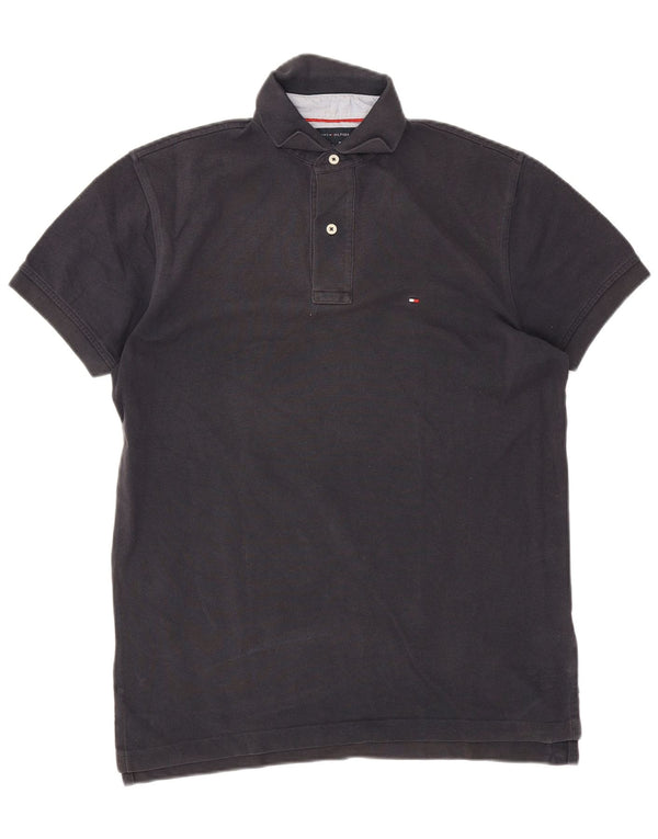 Polo Tommy Hilfiger para hombre pequeño de algodón azul marino