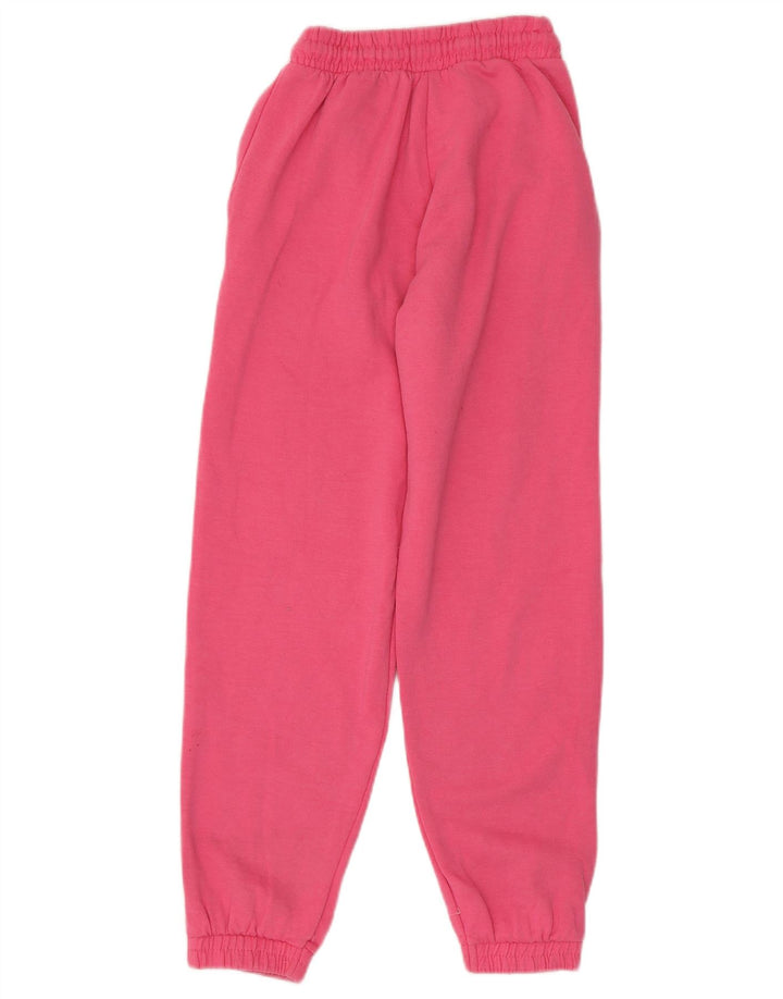 ZARA Mujer Pantalón Chándal Joggers UK 8 Small Rosa Poliéster