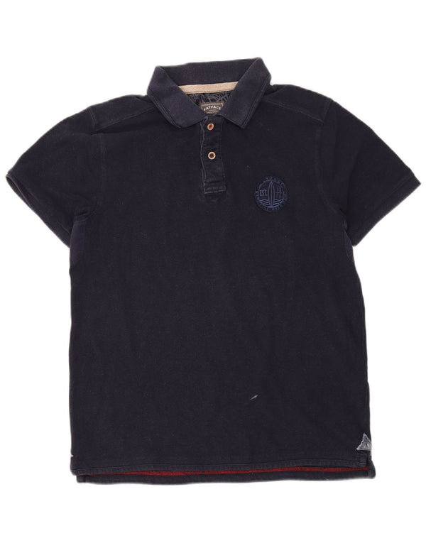 Polo de hombre Fat Face de algodón azul marino mediano