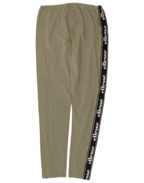 ELLESSE Leggings gráficos para mujer UK 44 Algodón con bloques de color verde grande