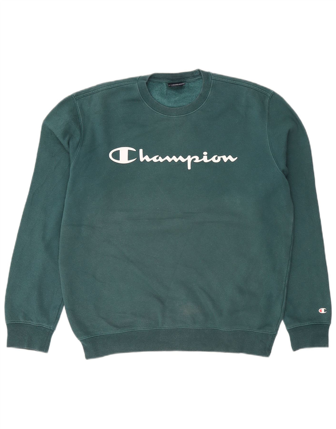 Champion Sudadera Gráfica para Hombre Jumper Large Green Oxid
