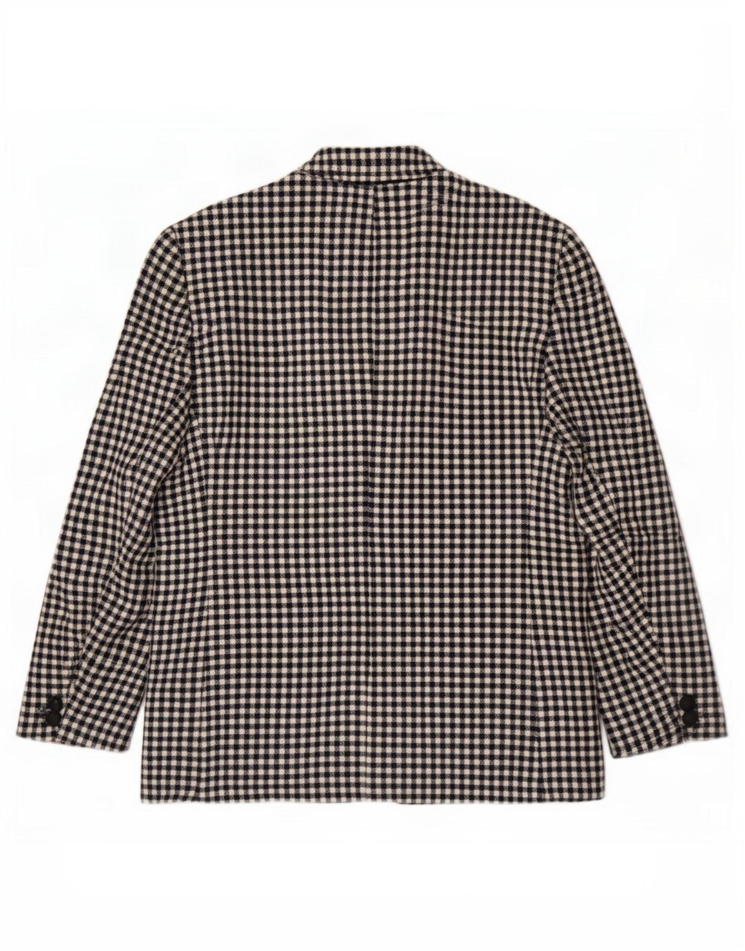 Viyella Chaqueta tipo blazer con 1 botón para mujer, talla mediana, color negro, lana nueva