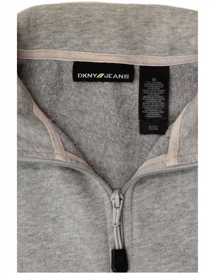 Dkny Chaqueta De Chándal Con Gráfico Para Hombre Algodón Gris Medio