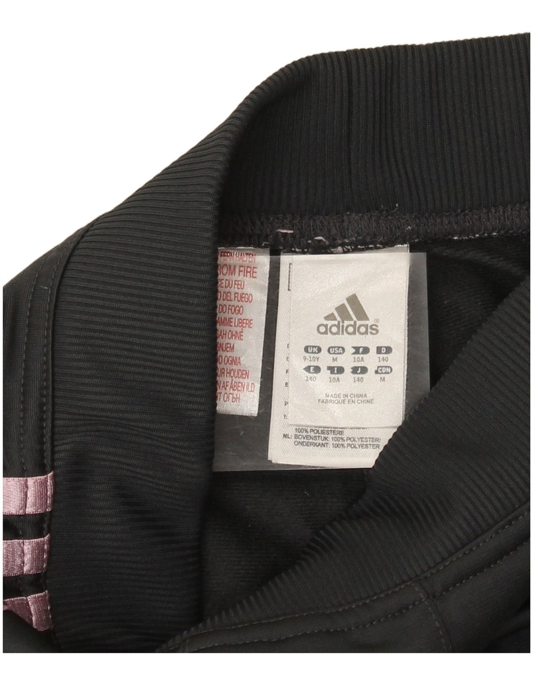 Adidas Pantalón Chándal Niña 9-10 Años Gris Poliéster