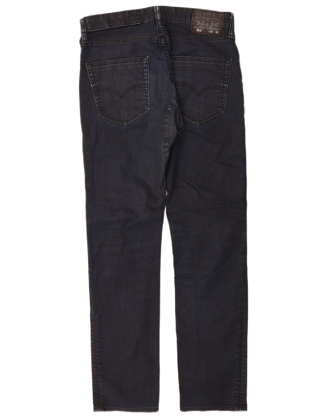 Levi's Hombre 511 Slim Jeans W32 L32 Algodón Azul Marino
