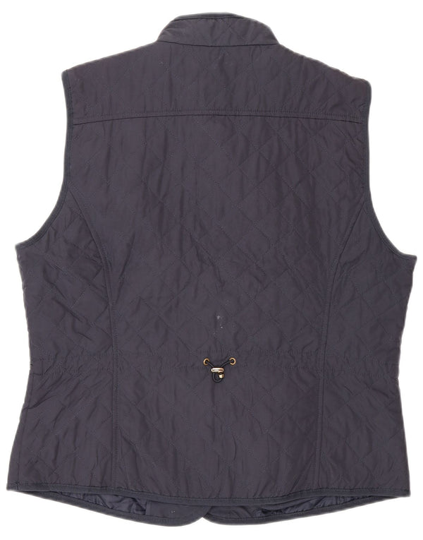 Zara Mujer Chaleco Acolchado ES 40 XL Azul Marino