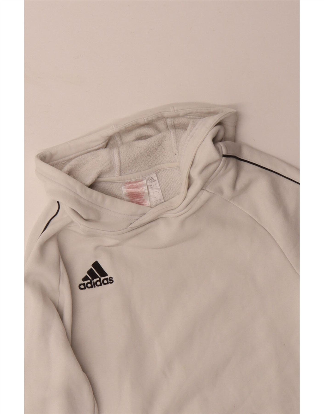 ADIDAS Sudadera con capucha para niño 15-16 años Blanco Algodón