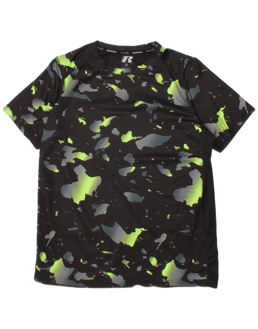 RUSSELL ATHLETIC Camiseta Dri-Power para niños 15-16 años 2XL Negro