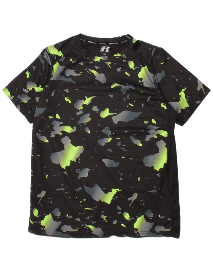 RUSSELL ATHLETIC Camiseta Dri-Power para niños 15-16 años 2XL Negro