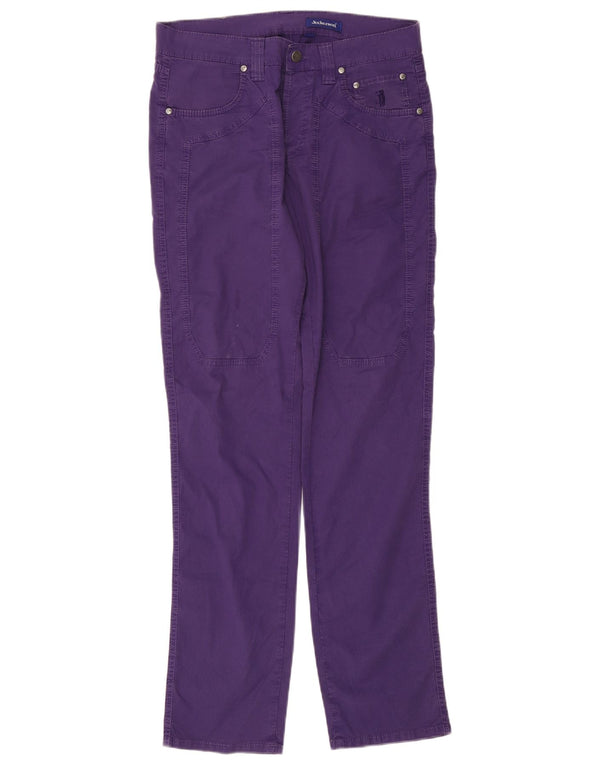Jeckerson Pantalones informales ajustados para hombre W33 L33 Algodón morado