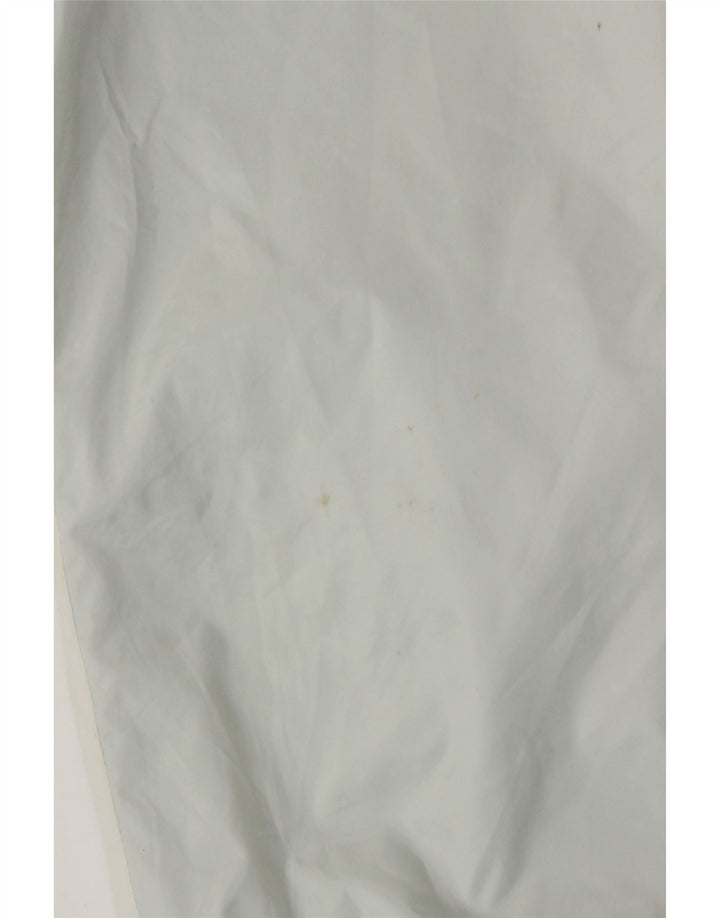 Invicta Chaqueta impermeable con capucha para mujer UK 10 Small White Poliéster
