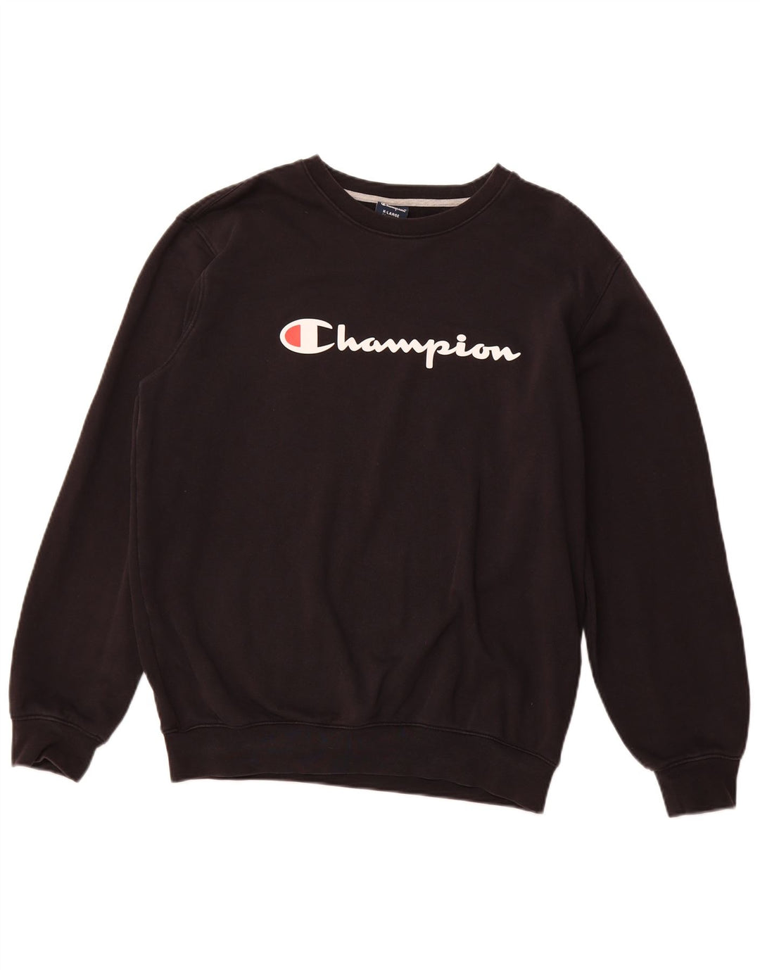CHAMPION Sudadera gráfica para hombre Jumper XL Negro Algodón Deportes