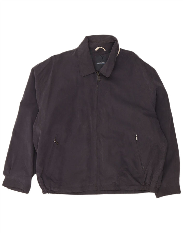 LONDON FOG Chaqueta Bomber para Hombre UK 44 2XL Azul Marino Poliéster
