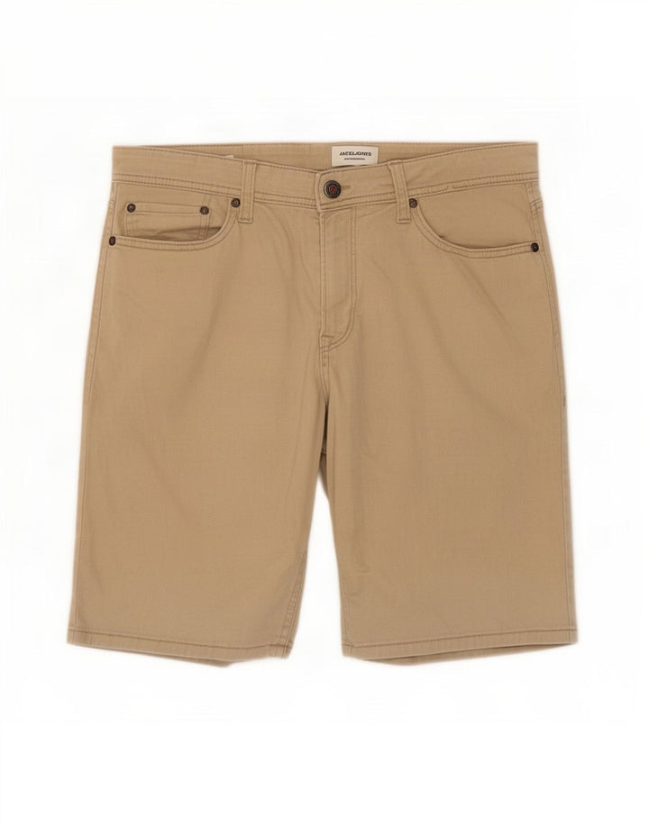 Jack & Jones Pantalones cortos casuales para hombre Large W34 Beige