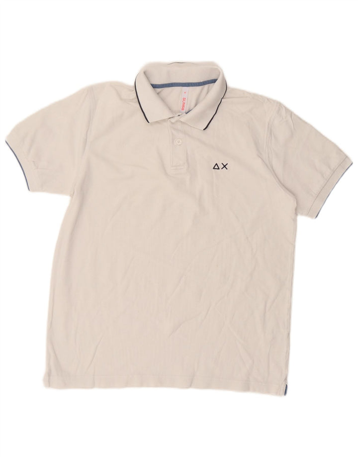 Polo Sun68 Hombre Algodón Blanco Mediano