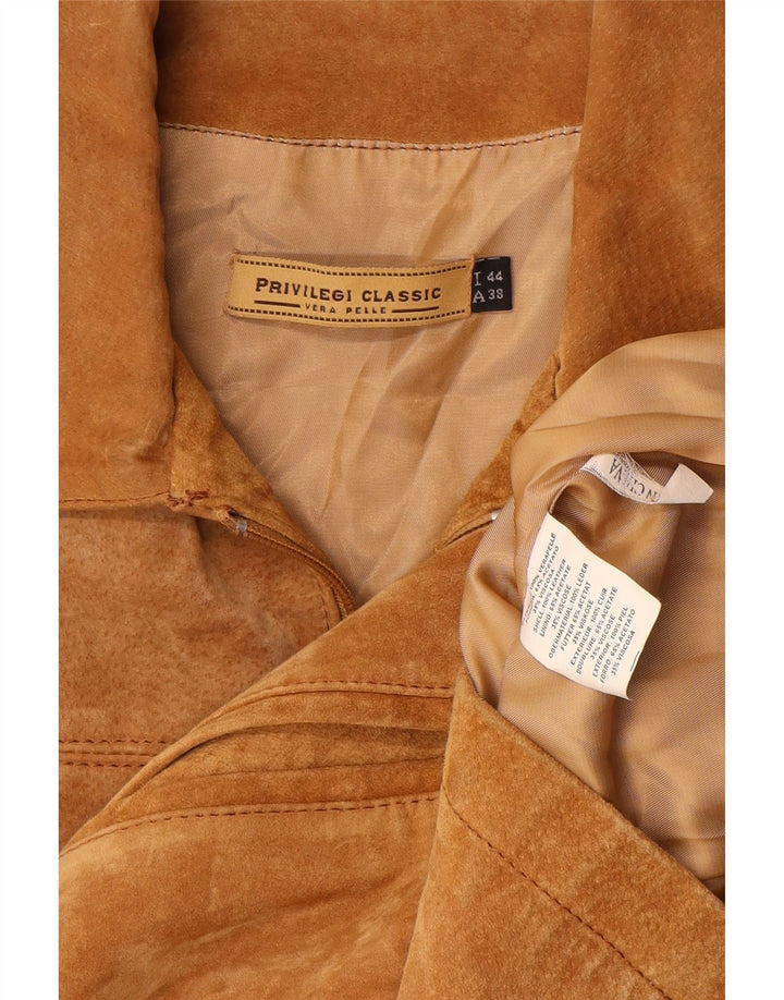 Chaqueta Mujer Privilegi Ante IT 44 Cuero Beige Medio