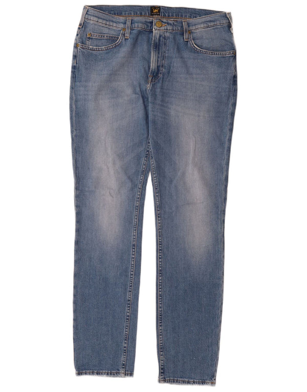 Vaqueros Lee Rider Slim para hombre W34 L32 Algodón azul