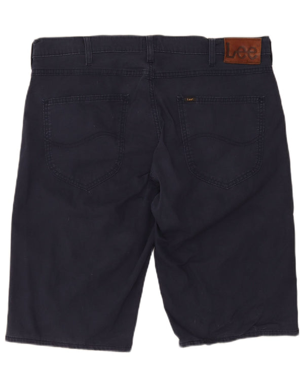 Lee Mens Denim Shorts W36 Grande Azul Marino Algodón