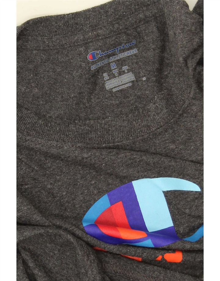 Champion Camiseta Gráfica Para Hombre Top Gris Medio