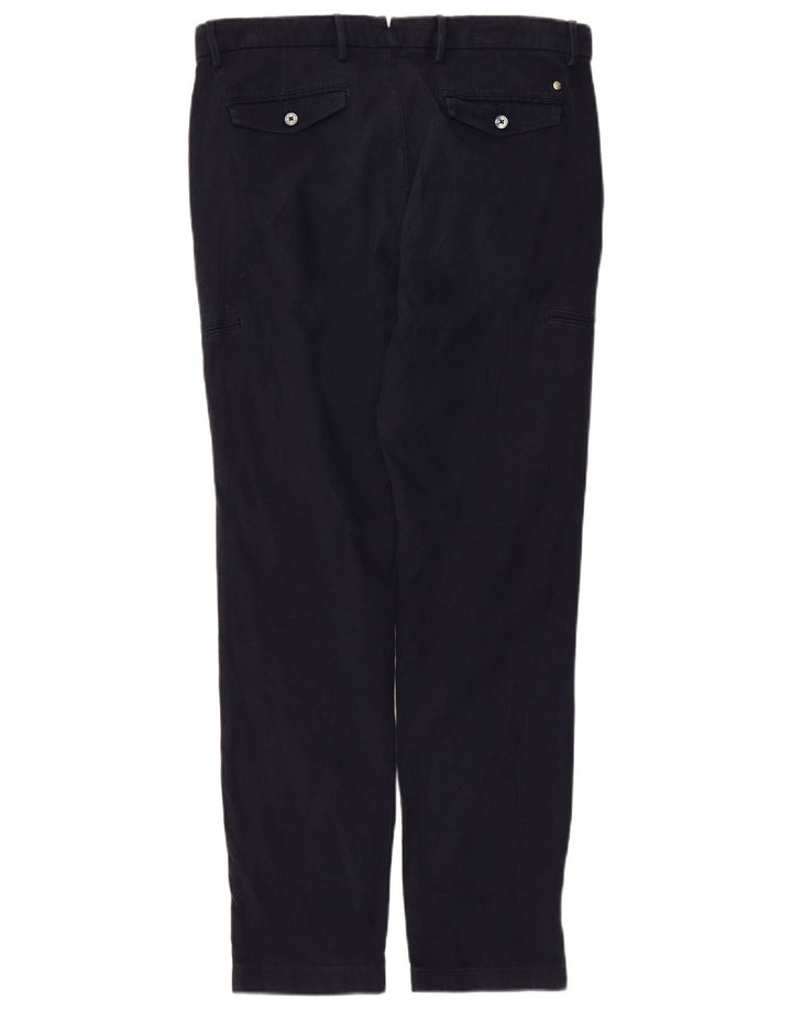 Massimo Dutti Pantalón Cargo Slim Hombre EU 40 Medium W31 L29 Azul Marino