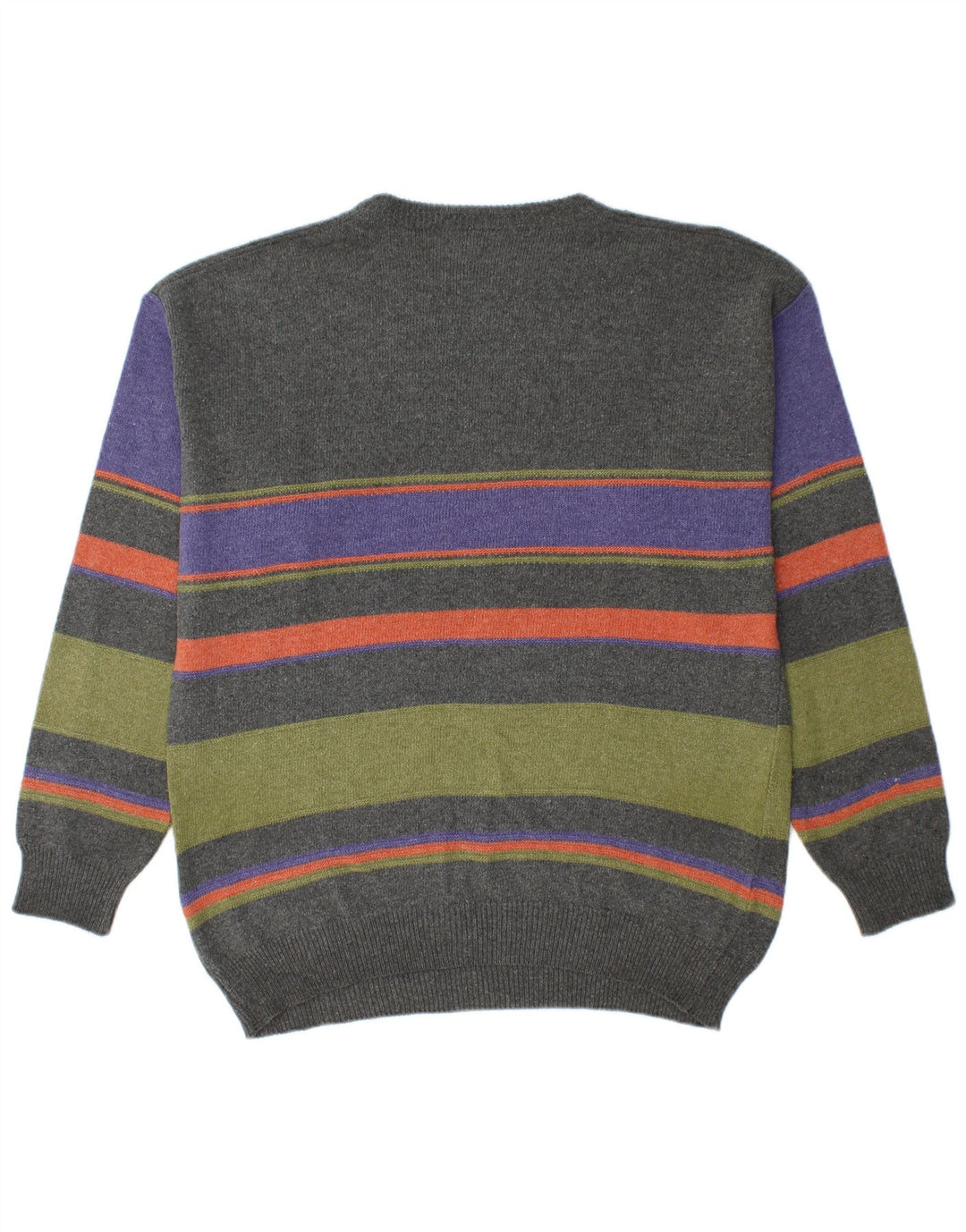 LINEA Jersey de cuello redondo para hombre IT 48 Medium multicolor a rayas