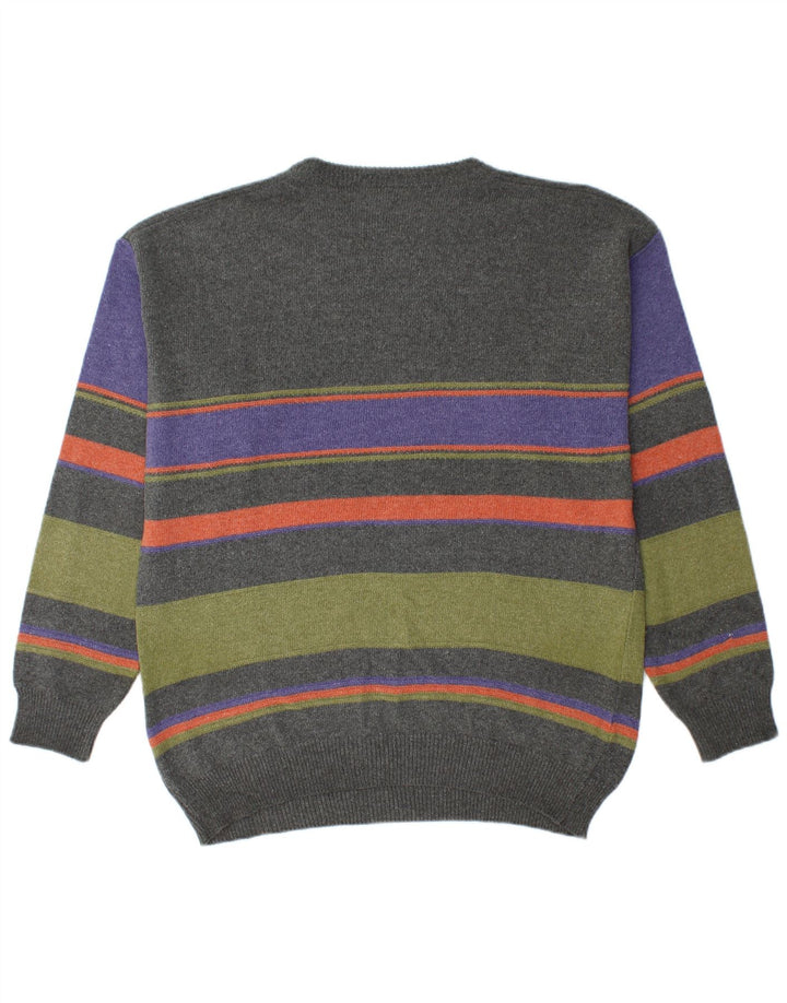 LINEA Jersey de cuello redondo para hombre IT 48 Medium multicolor a rayas