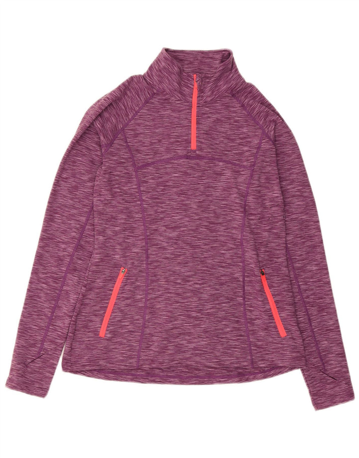 Top de chándal tipo jersey para mujer de Mountain Warehouse UK 40, talla M, color morado