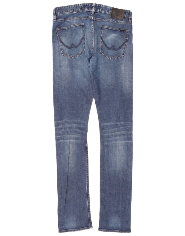 Superdry Vaqueros ajustados para hombre W32 L36 Algodón azul