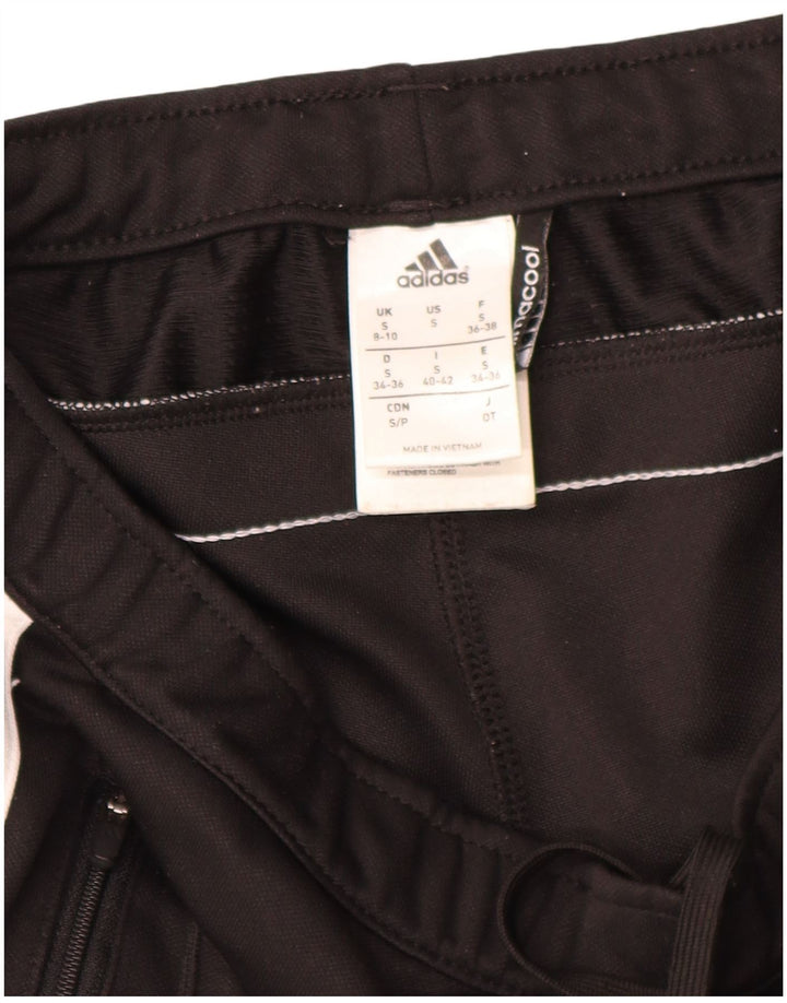 Adidas Mujer Climacool Chándal Pantalones UK 8/10 Pequeño Negro Poliéster