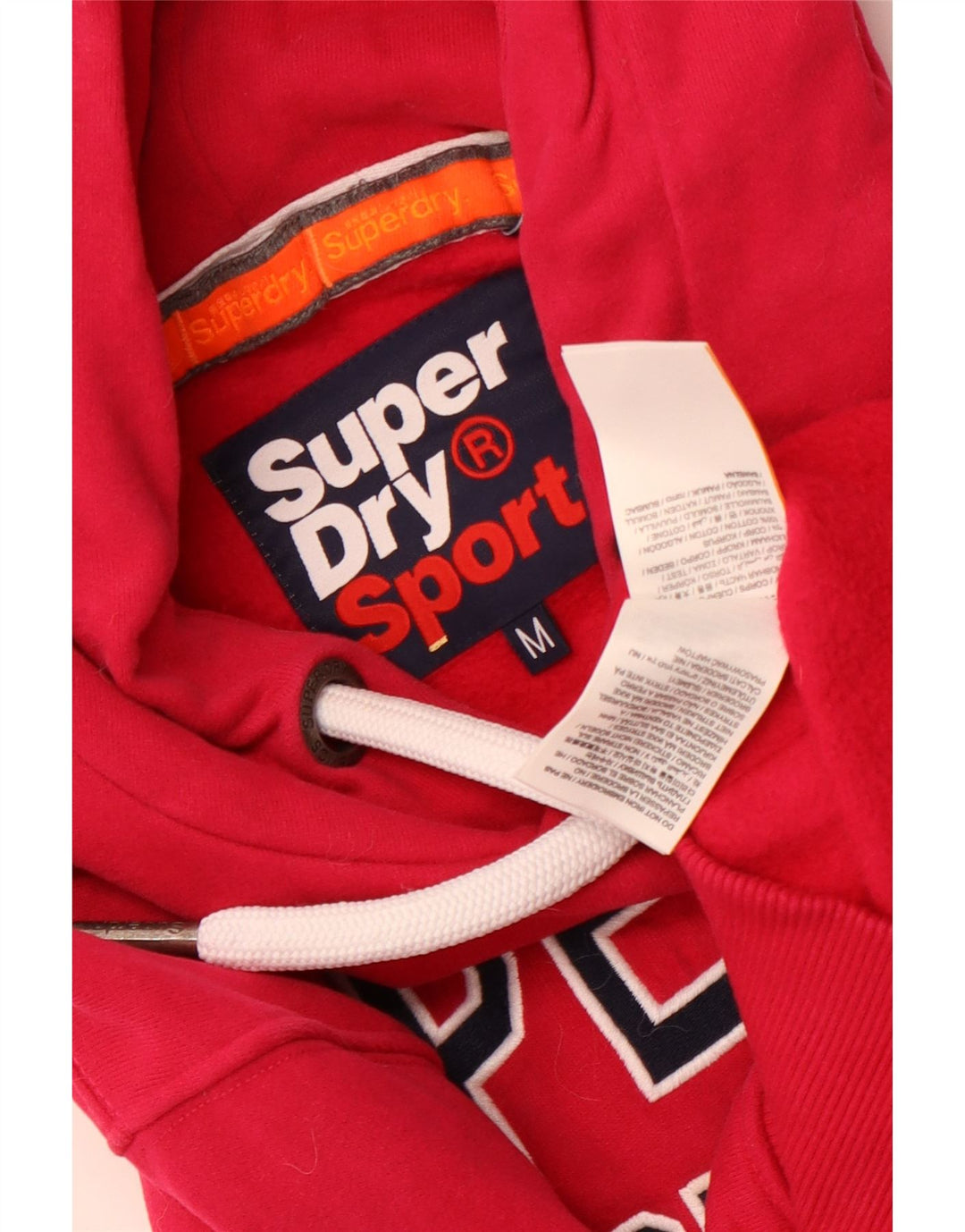 Superdry Jersey con capucha gráfica para mujer Reino Unido 44 Algodón rosa medio