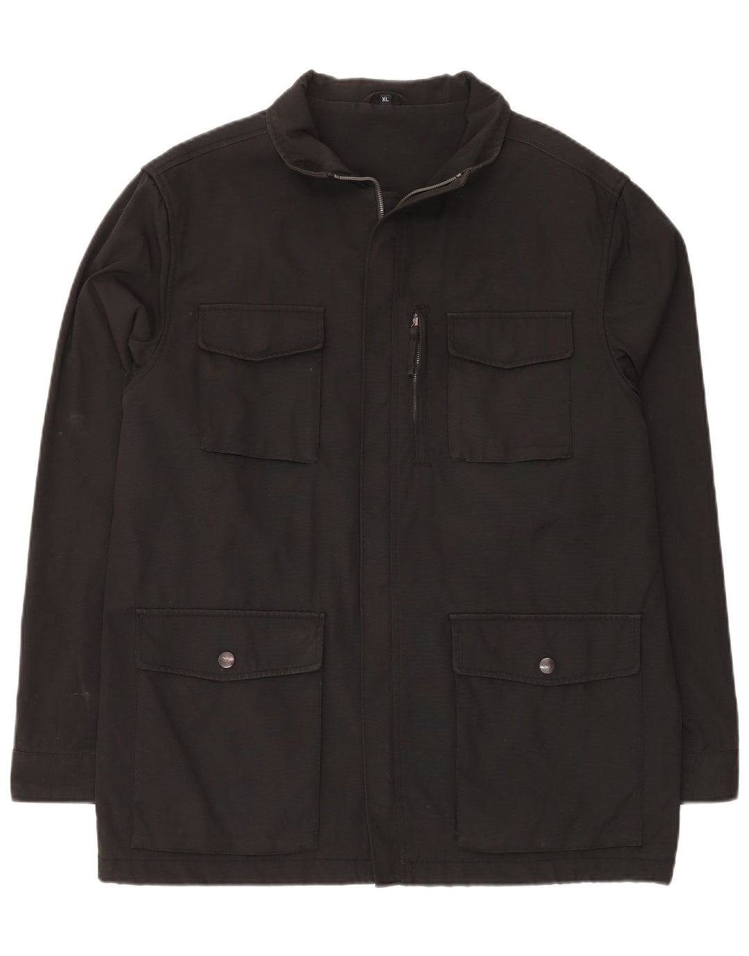 DECATHLON Chaqueta utilitaria para hombre ES 42 XL Poliamida negra