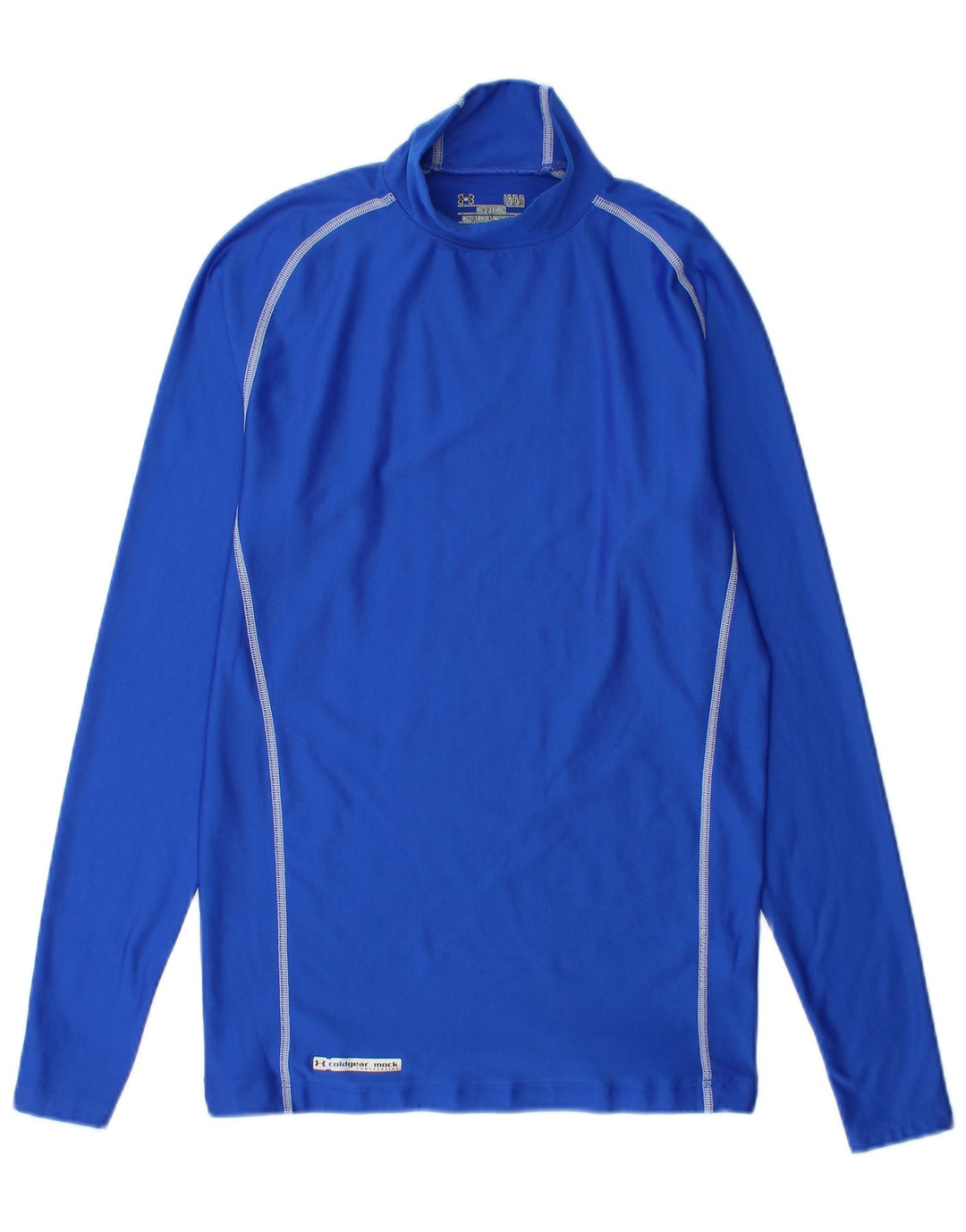 UNDER ARMOUR Camiseta Cold Gear para hombre de manga larga poliéster azul grande