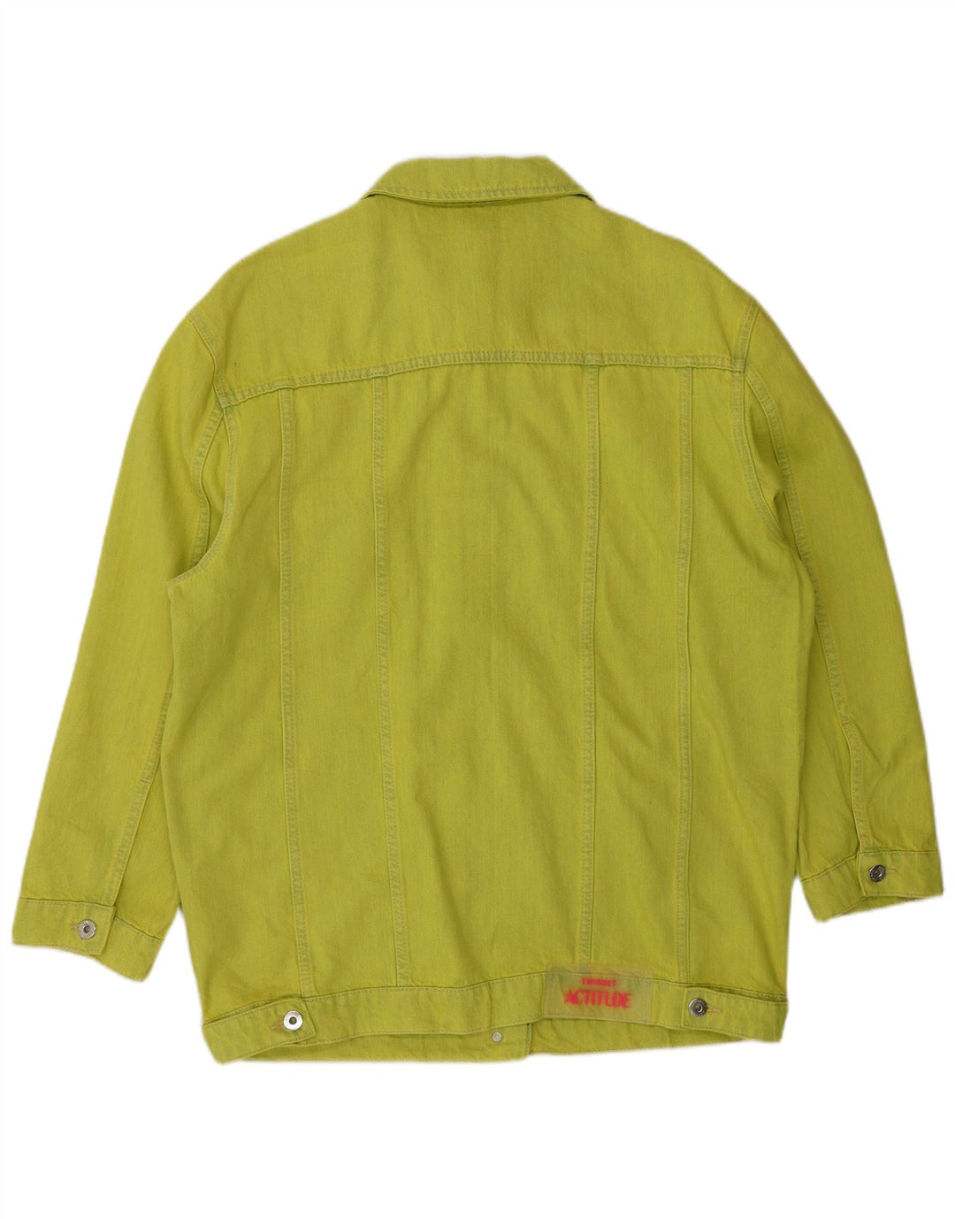 TWINSET Chaqueta vaquera extragrande para mujer UK 10 Small Green Cotton Modern