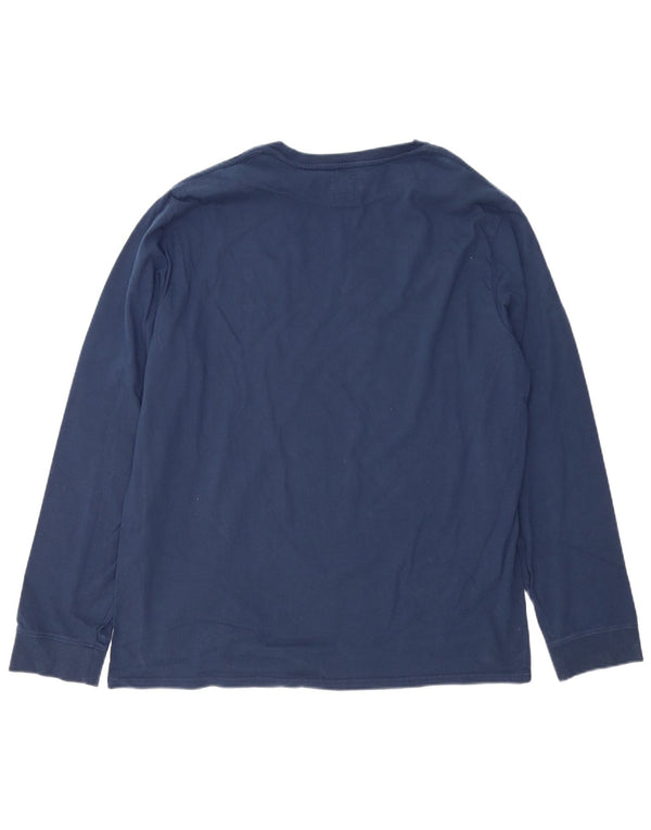 Levi's Hombre Standard Top Manga Larga XL Algodón Azul Marino