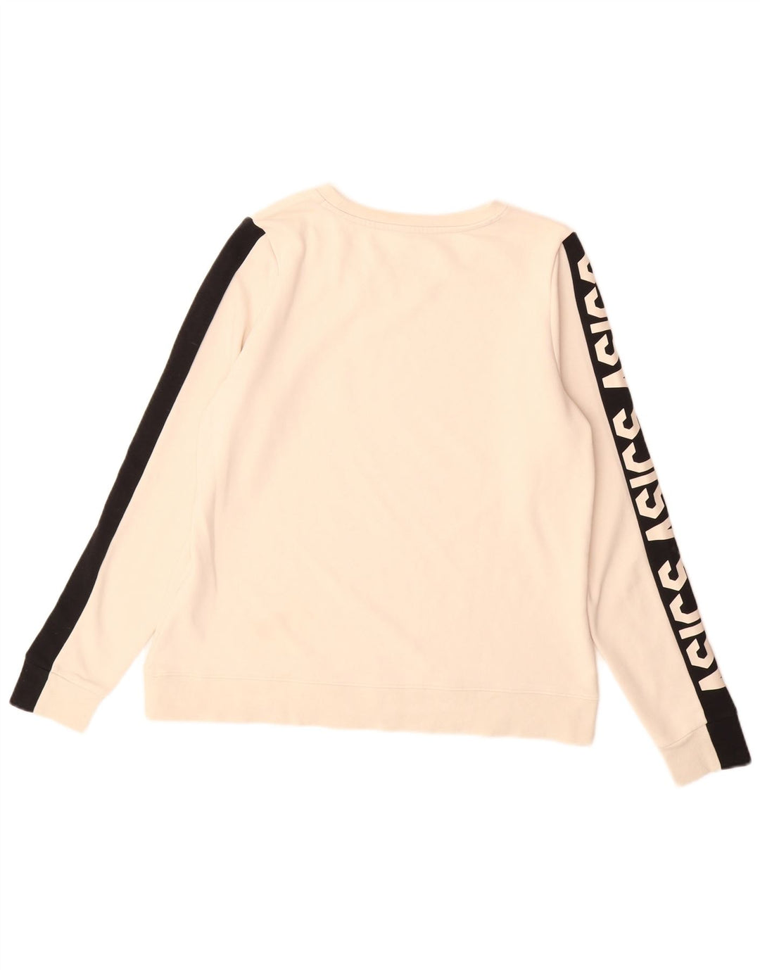 Asics - Sudadera gráfica para mujer, talla 40, color beige medio