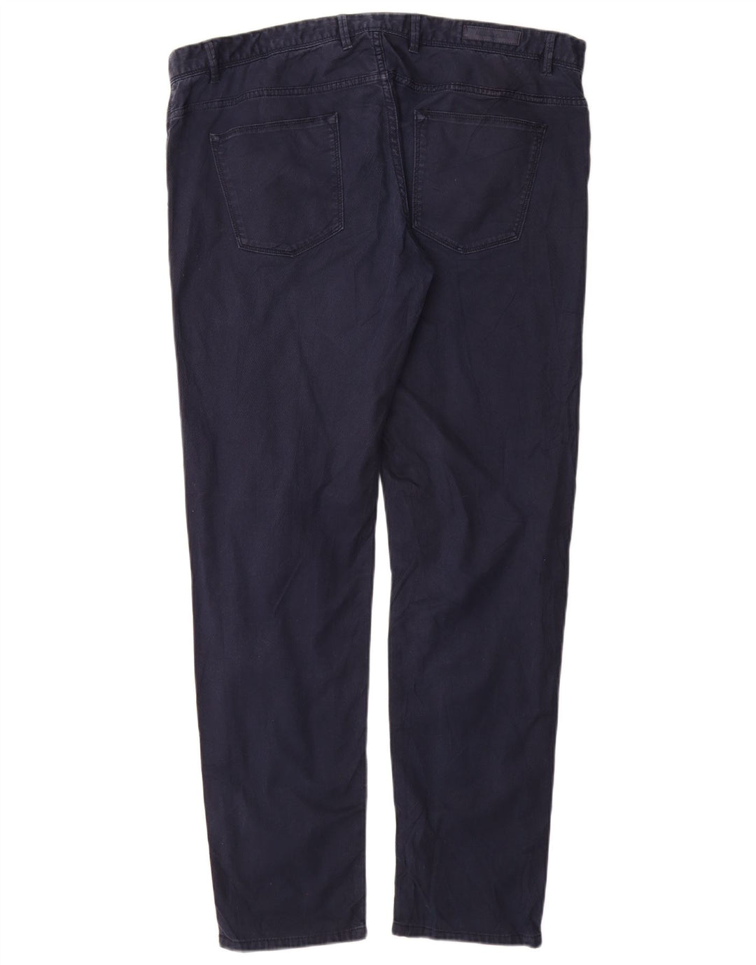 MASSIMO DUTTI Pantalones informales ajustados para hombre EU 48 XL W38 L32 Azul marino