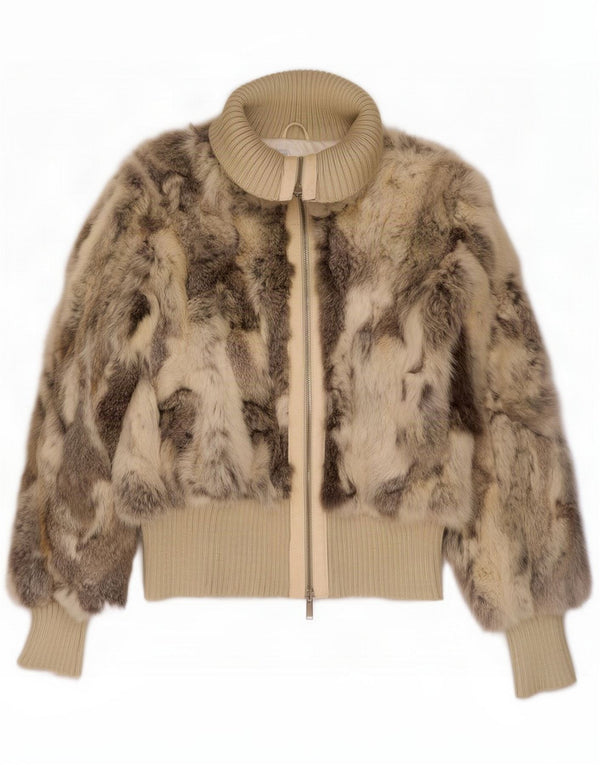 Chaqueta de piel para mujer Conbipel UK 44 Cuero beige grande