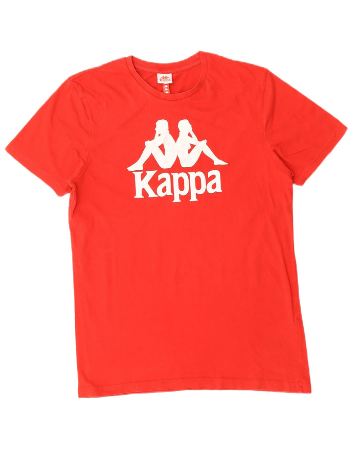 KAPPA Camiseta gráfica para hombre Top Medium Red Cotton