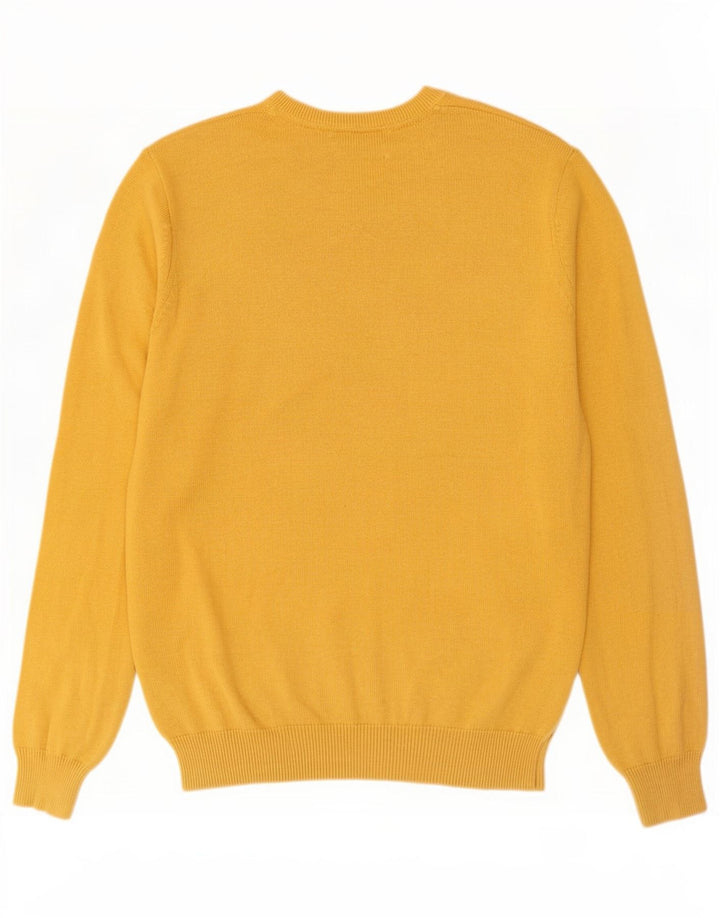 Marks & Spencer Jersey con cuello en V para hombre de algodón amarillo medio
