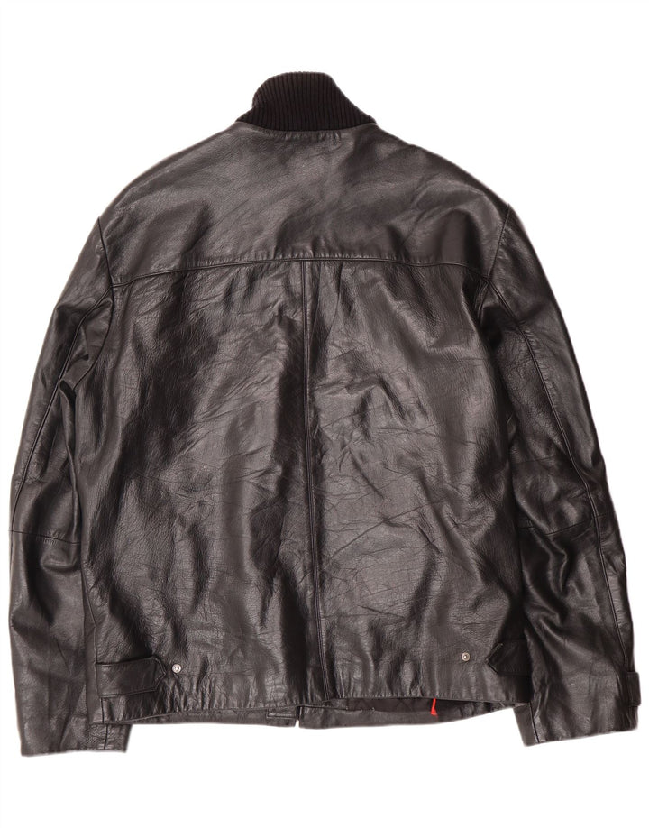CONBIPEL Chaqueta de cuero para hombre IT 54 XL Cuero negro