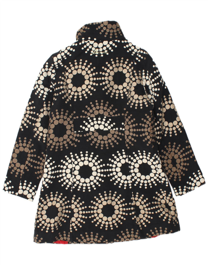 Abrigo Desigual para mujer EU 42 Acrílico floral negro grande