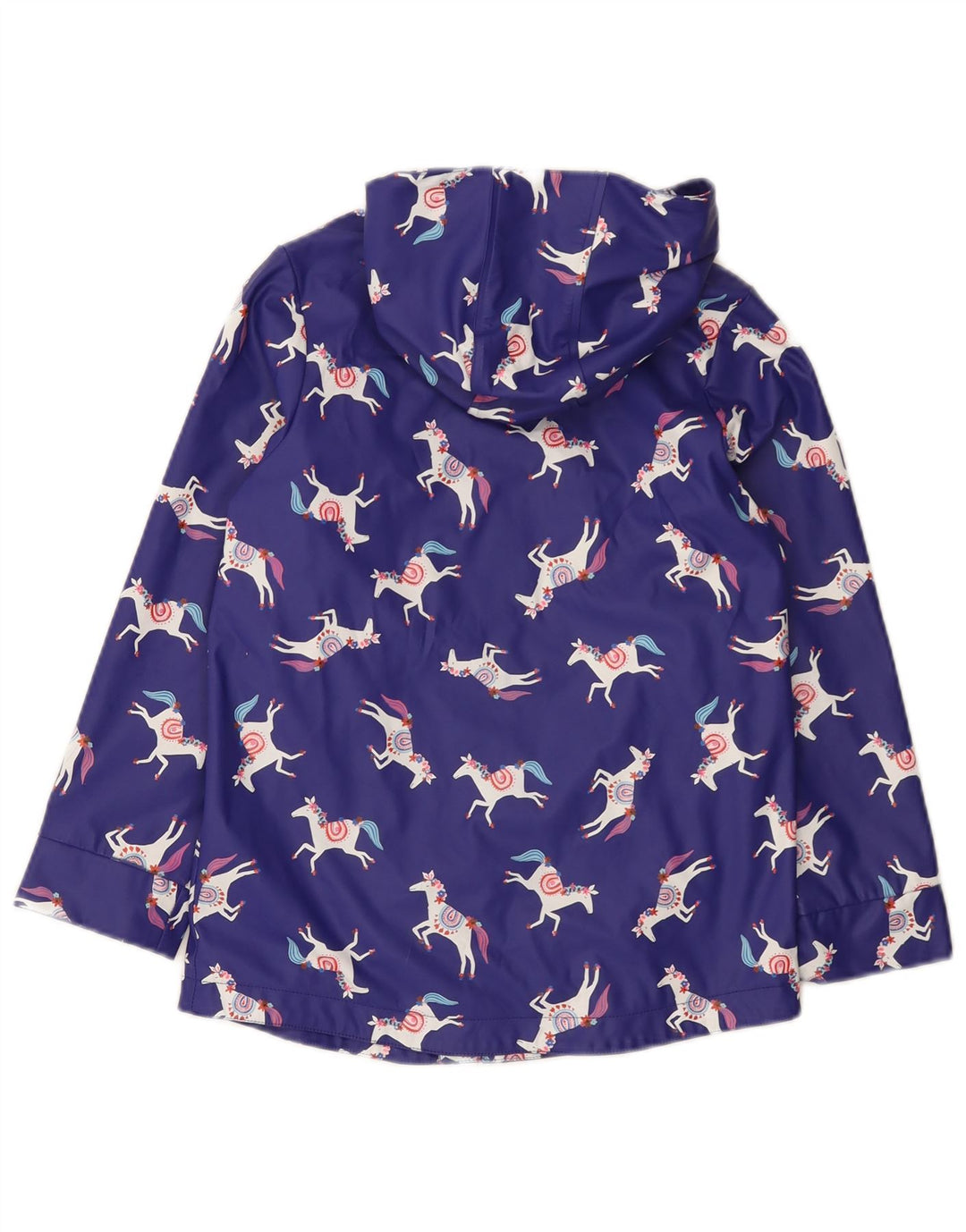 Chubasquero con estampado abstracto para niña Joules 7-8 años Azul Estampado animal