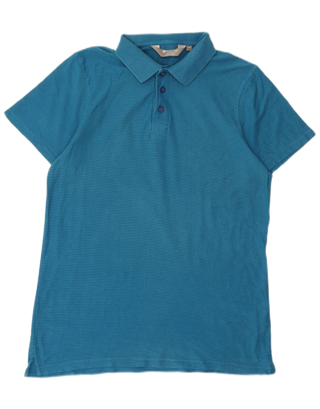 Polo para hombre de Mountain Warehouse de algodón a rayas azul medio