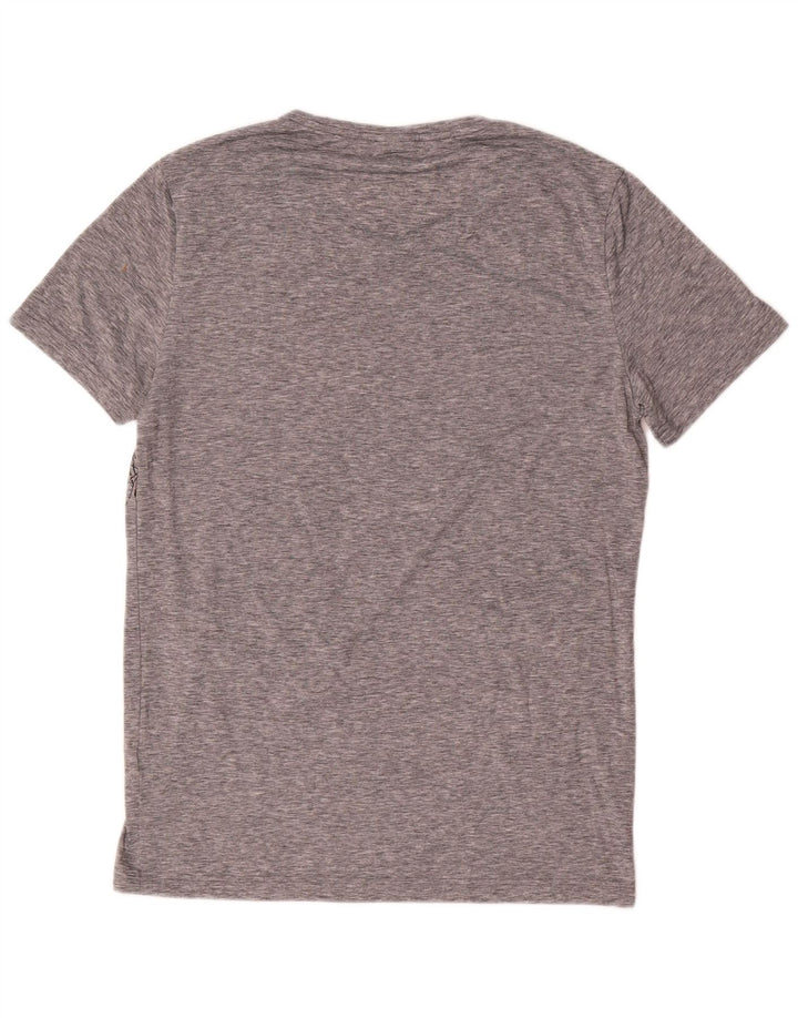 Camiseta Hugo Boss Hombre Top Gris Medio Poliéster Geométrico