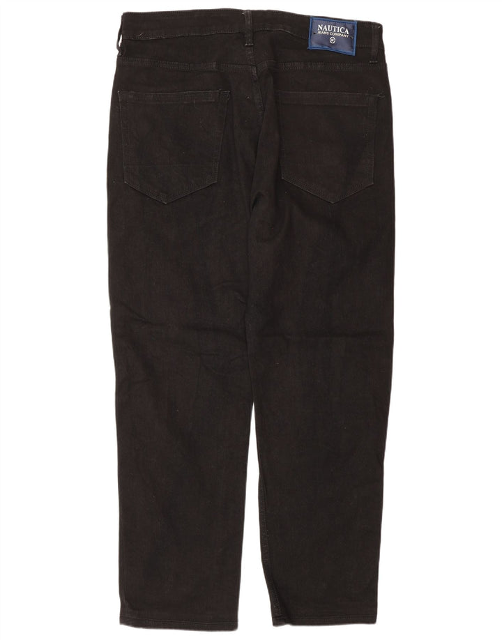 Nautica Vaqueros Bootcut para Hombre W34 L30 Algodón Negro